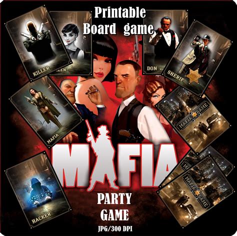 mafia party game all roles.